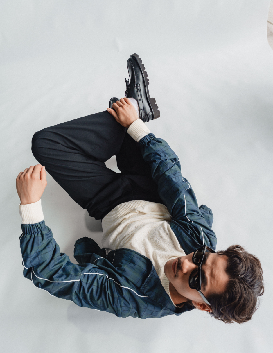 Leather Boat Shoe Black