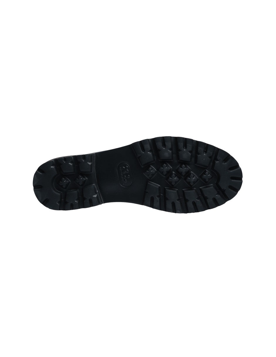 Leather Boat Shoe Black