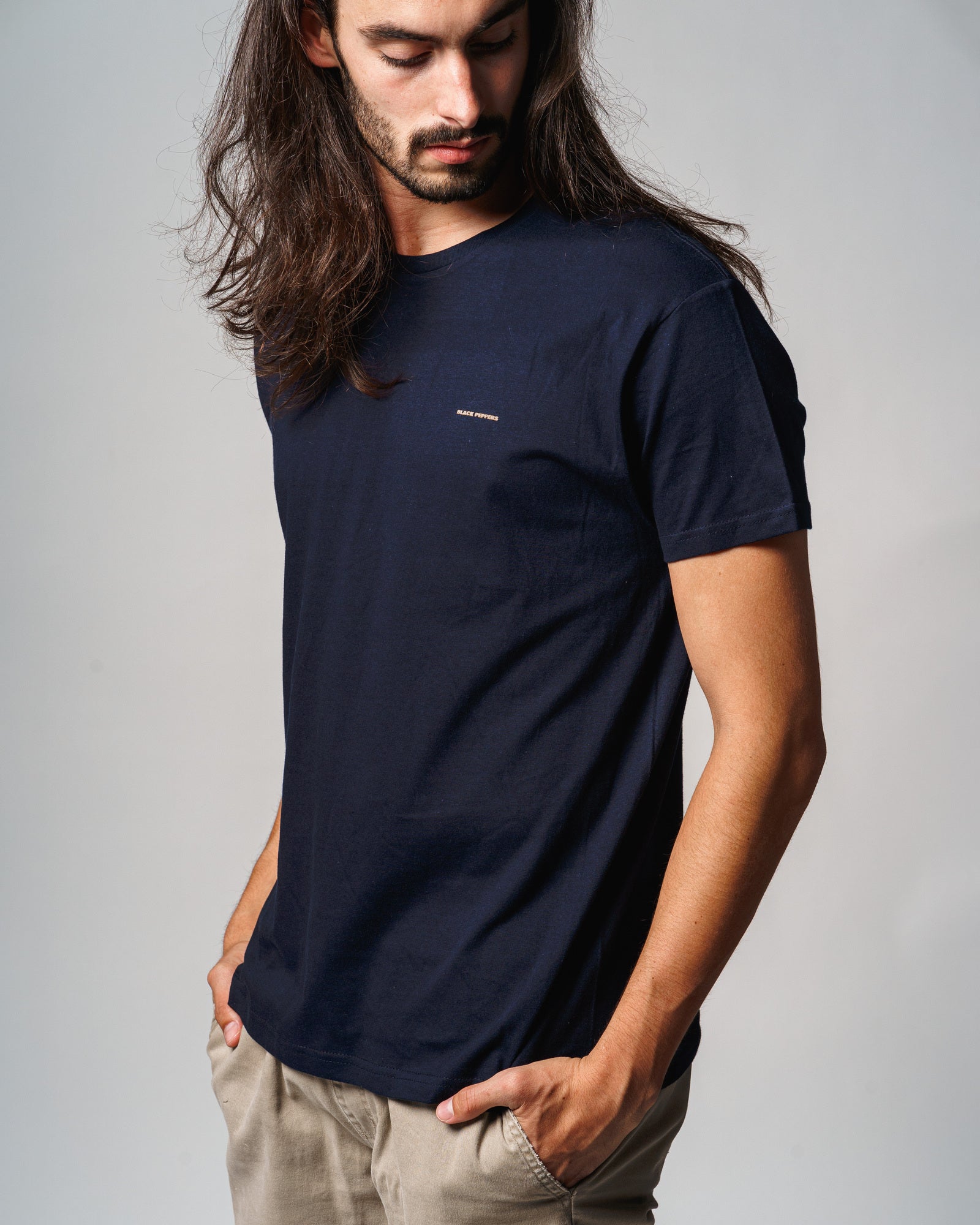 T-shirt Black Peppers High Tech hombre Navy