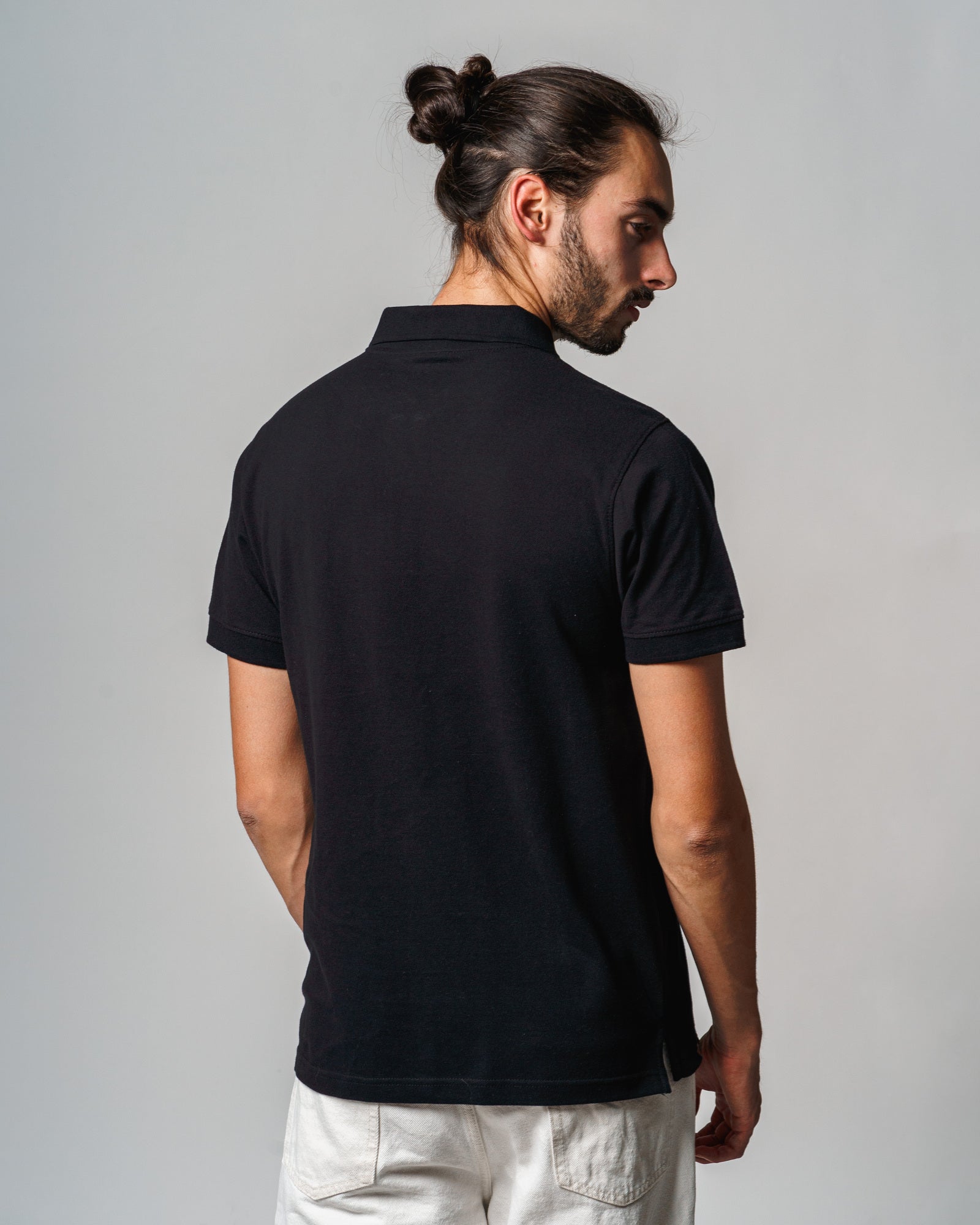 T-shirt Polo Black Peppers High Tech Hombre Black