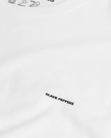 Long T-shirt Black Peppers High Tech Long Hombre White