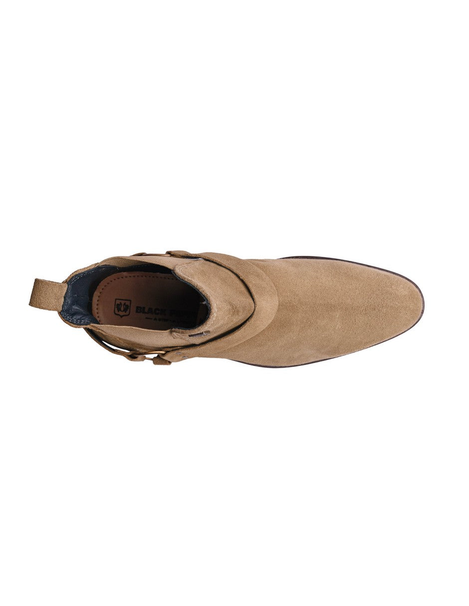 Cream Suede Leather LACE CHELSEA