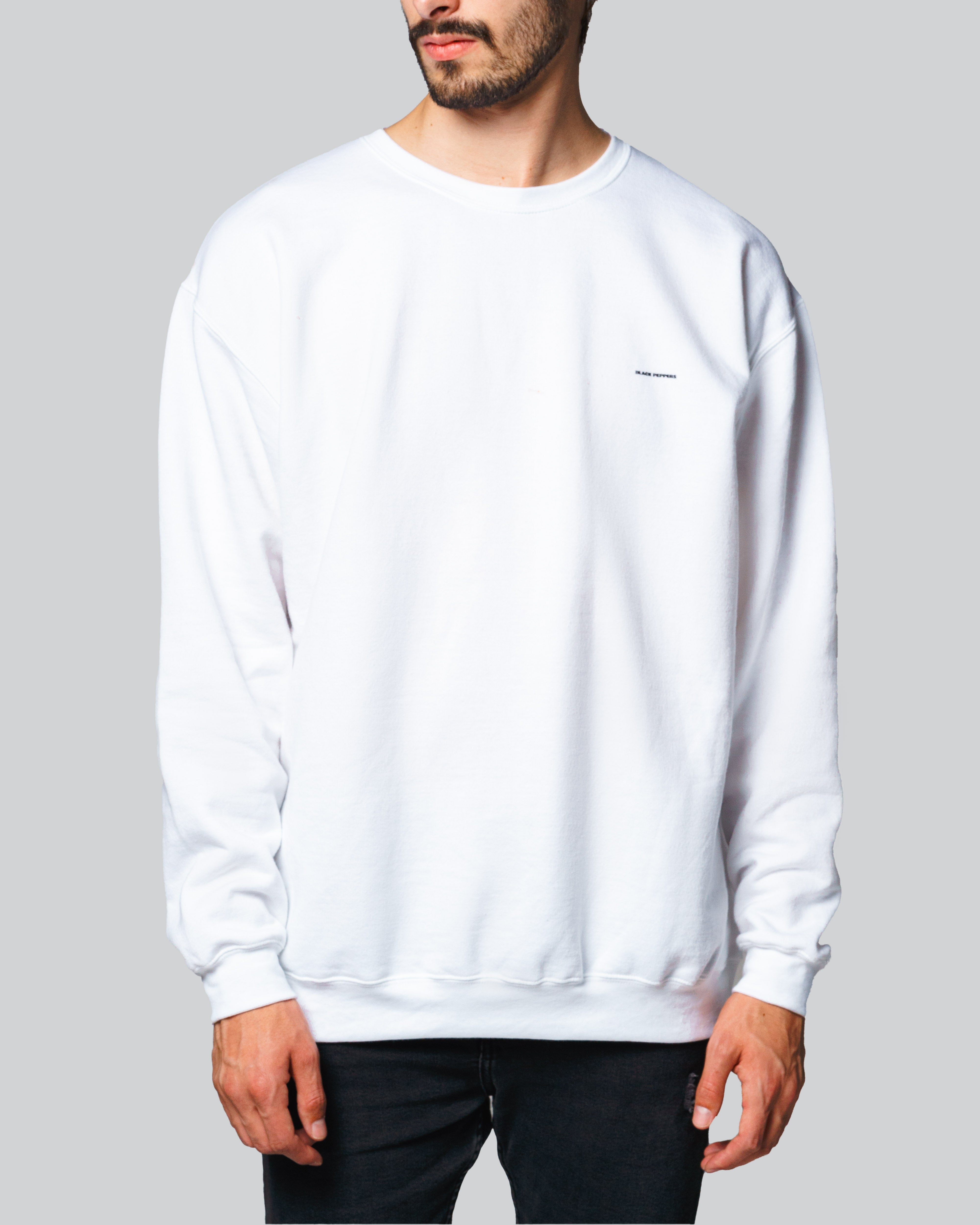 Pullover Black Peppers High Tech Hombre White