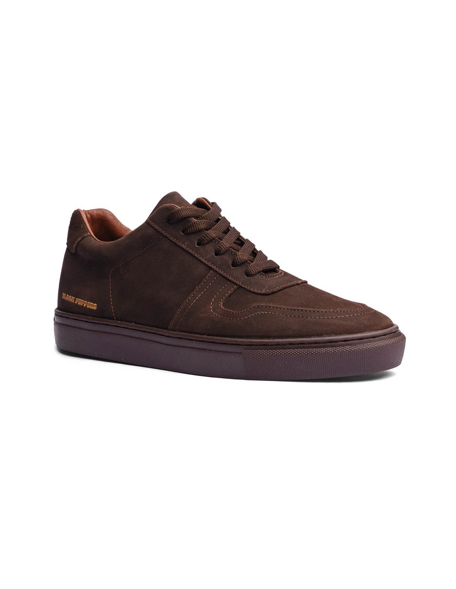 Lowtop Suede Sneaker TURIN Full Chocolate