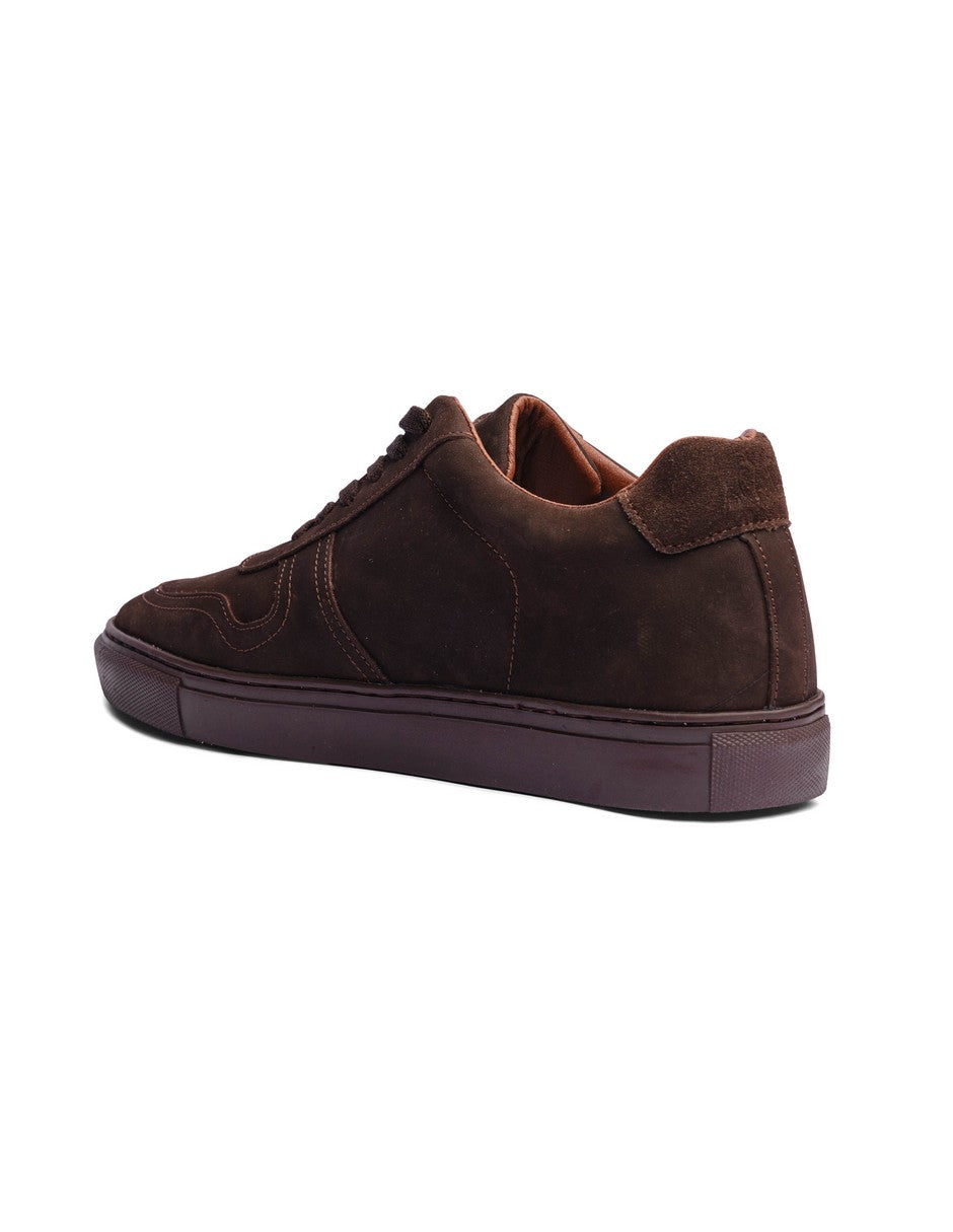 Lowtop Suede Sneaker TURIN Full Chocolate