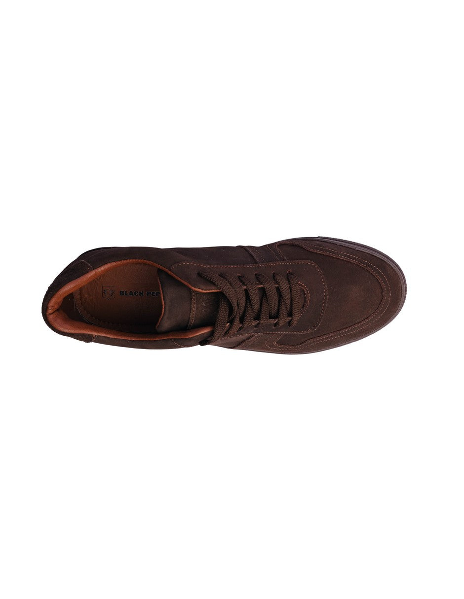 Lowtop Suede Sneaker TURIN Full Chocolate
