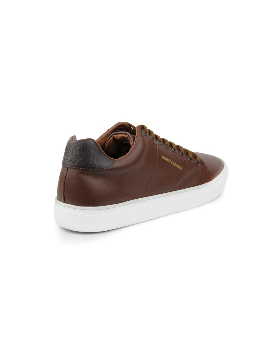 Lowtop Leather Sneaker CORE Camel