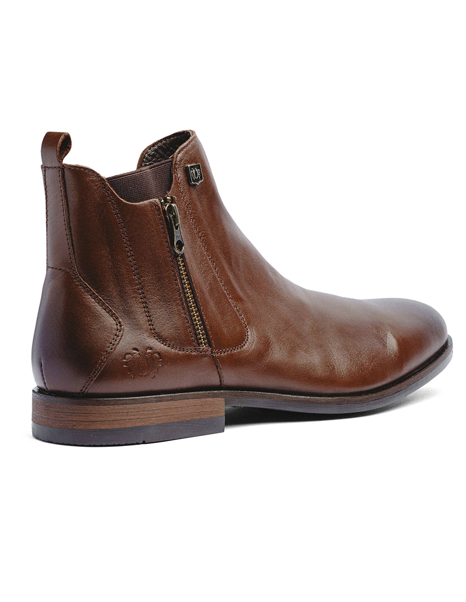 Brown Leather ROCKSTAR CHELSEA