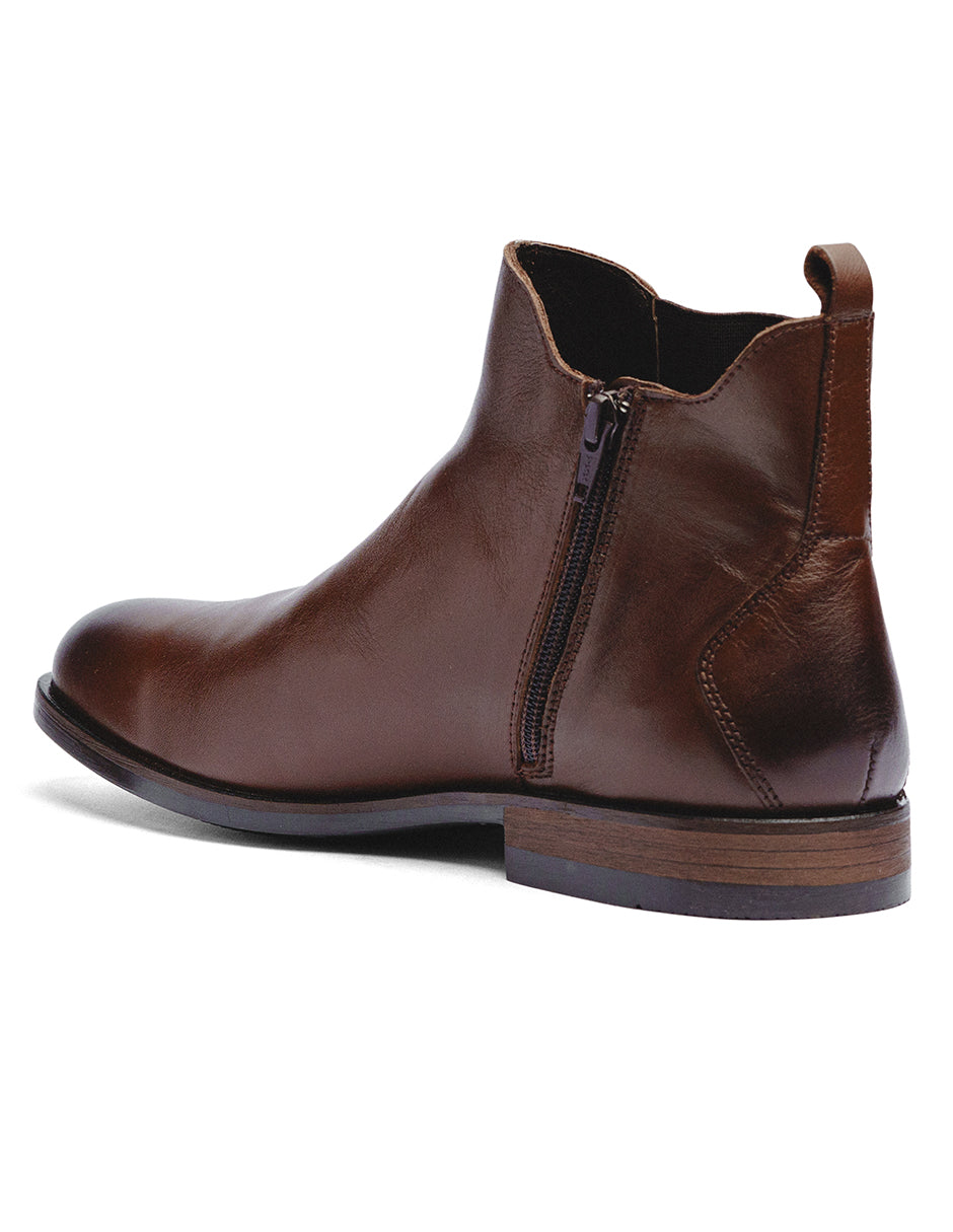 Brown Leather ROCKSTAR CHELSEA