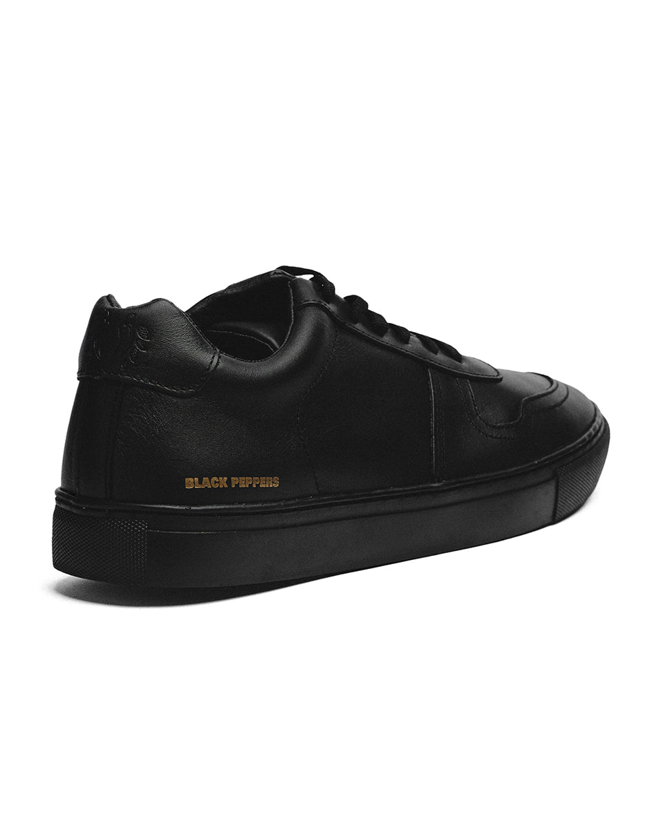 Lowtop Leather Sneaker TURIN Full Black