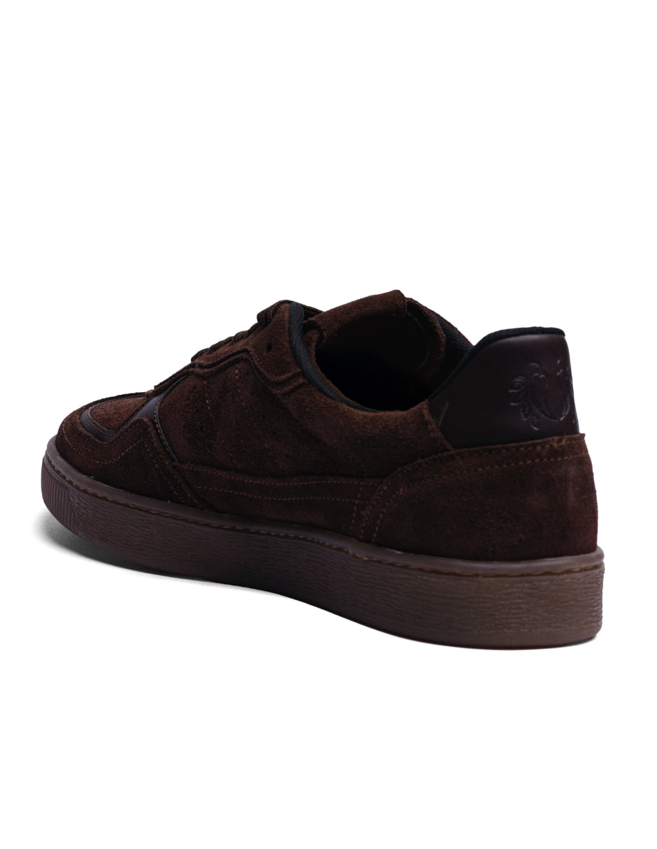 Lowtop Leather Sneaker PARMA Brown