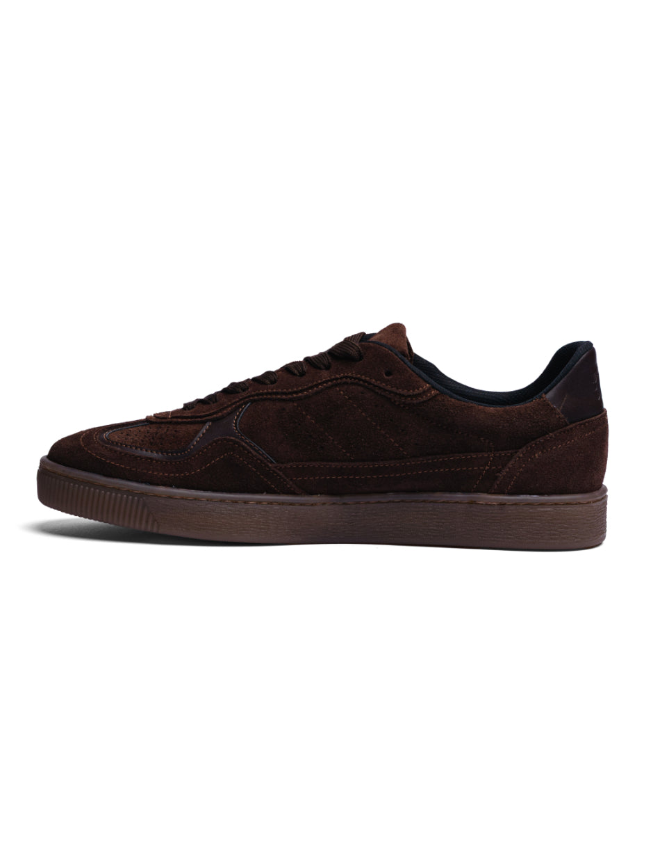 Lowtop Leather Sneaker PARMA Brown