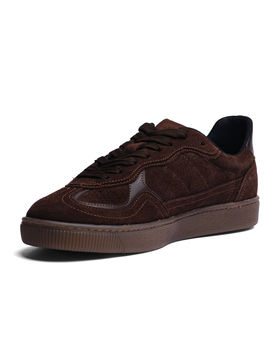 Lowtop Leather Sneaker PARMA Brown