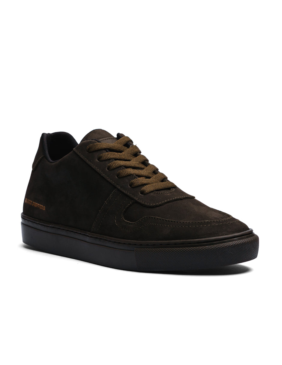Lowtop Suede Sneaker TURIN Olive Green