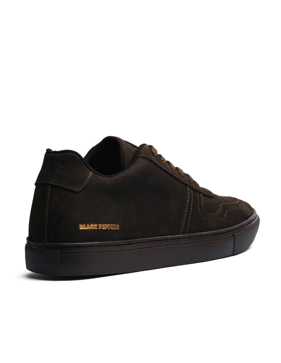 Lowtop Suede Sneaker TURIN Olive Green