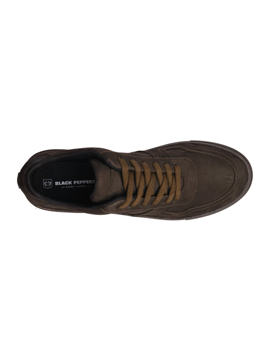 Lowtop Suede Sneaker TURIN Olive Green