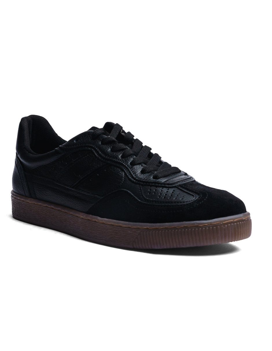 Lowtop Leather Sneaker PARMA Black