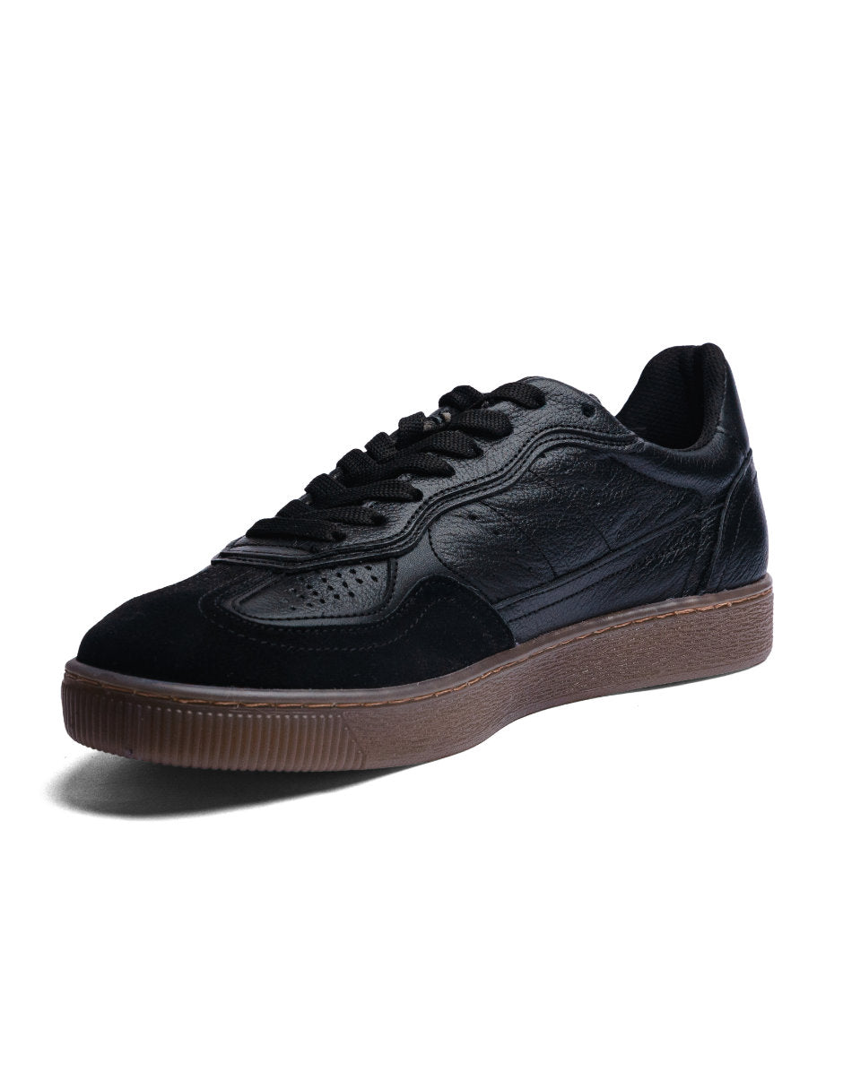 Lowtop Leather Sneaker PARMA Black