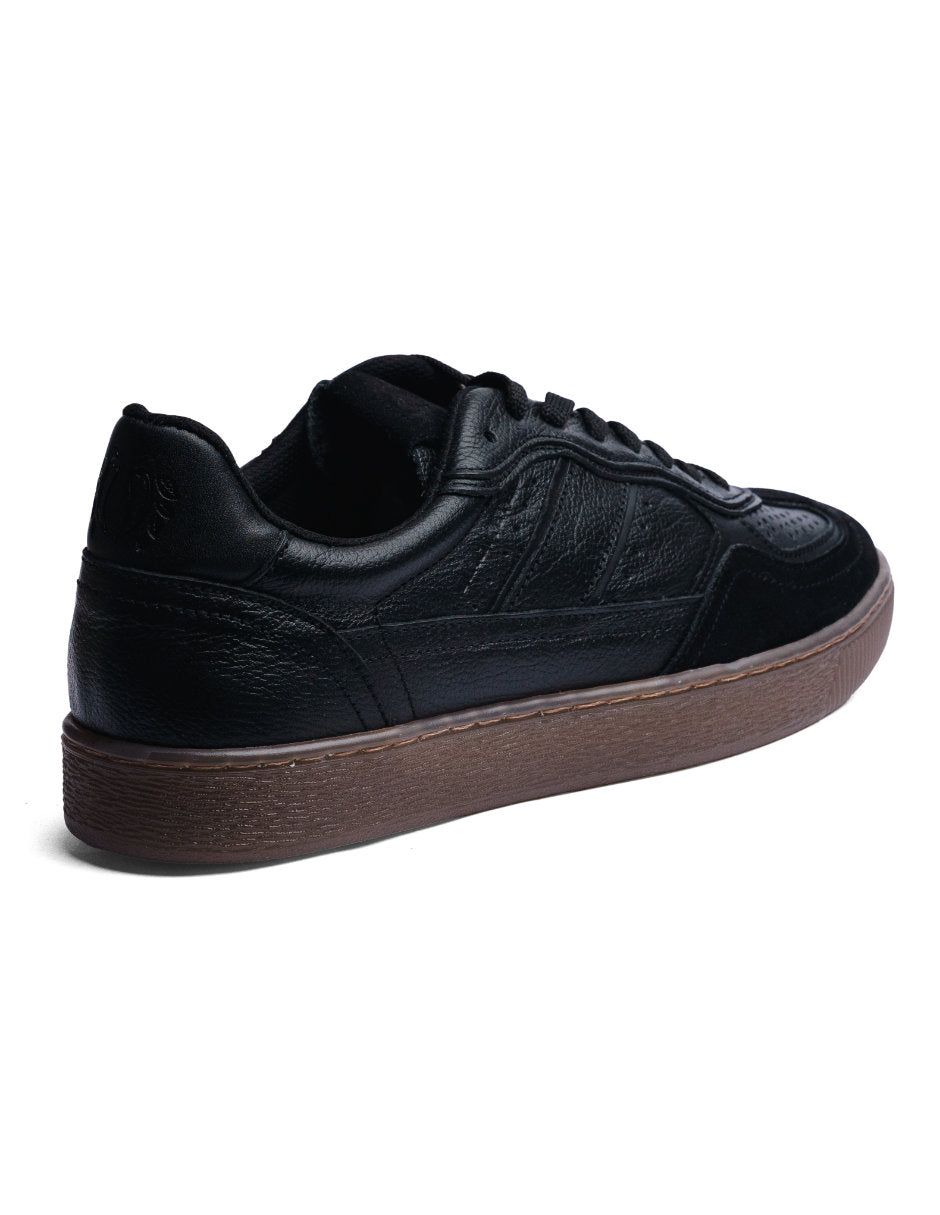 Lowtop Leather Sneaker PARMA Black