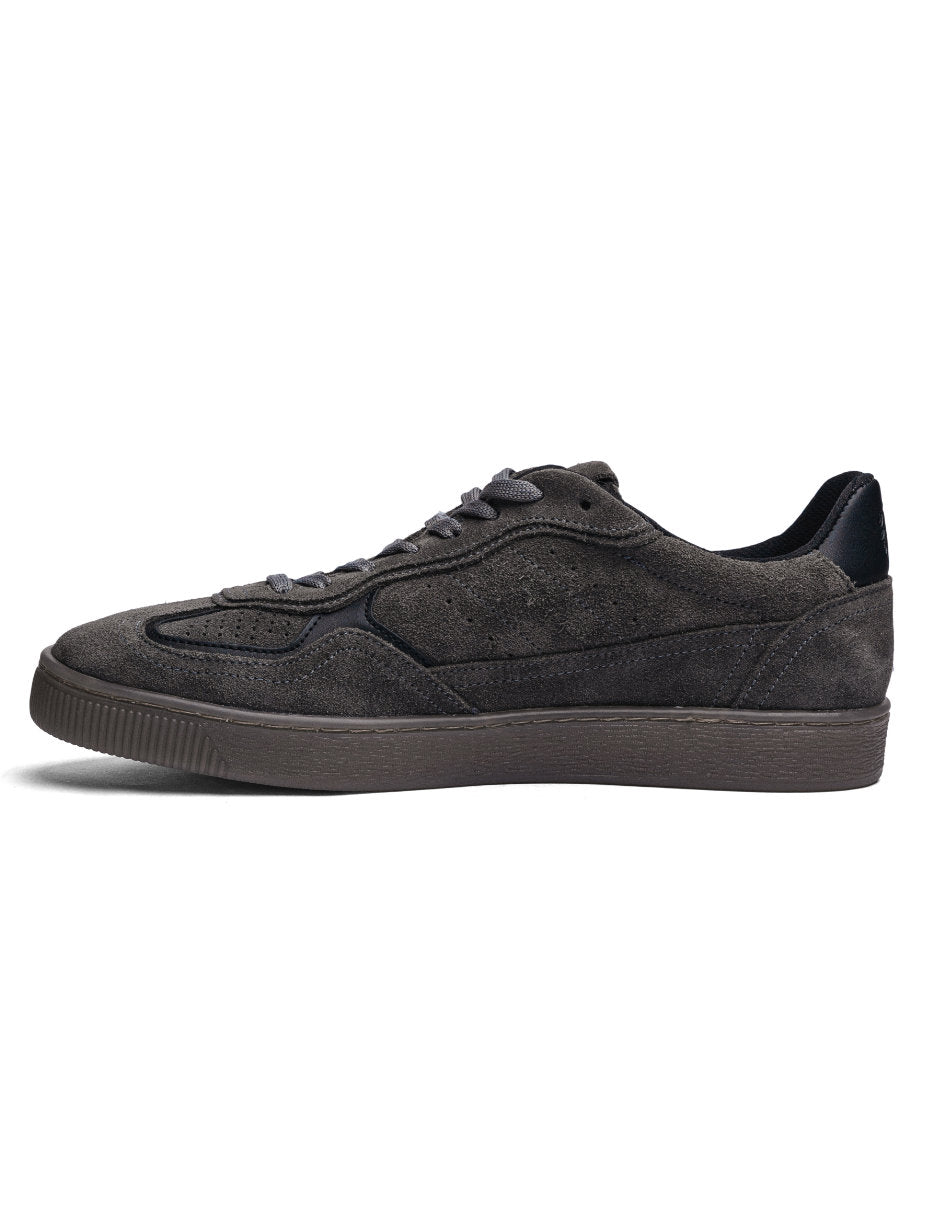 Lowtop Leather Sneaker PARMA Gray