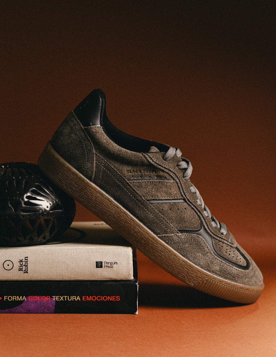 Lowtop Leather Sneaker PARMA Gray
