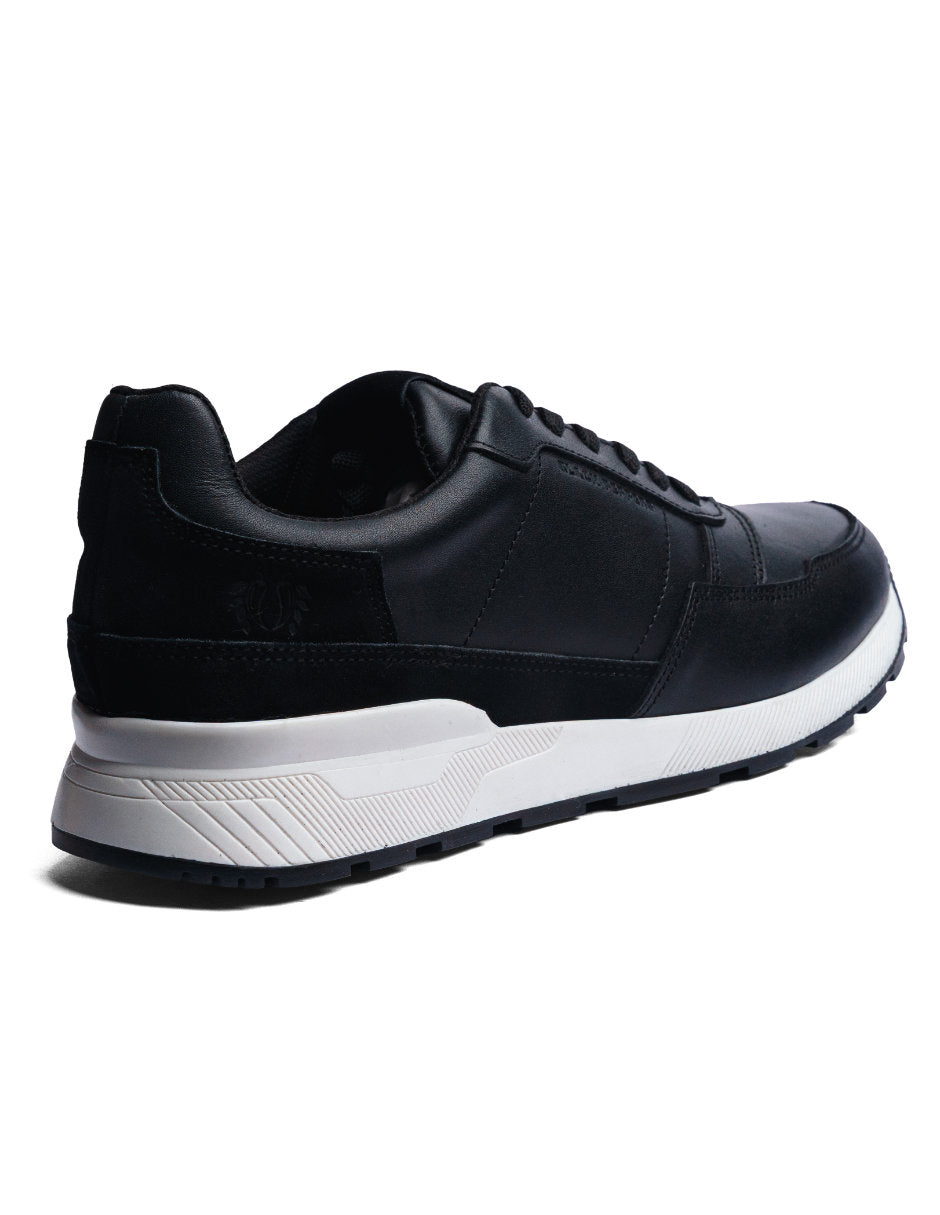 Trainer Leather Sneaker VERONA Black