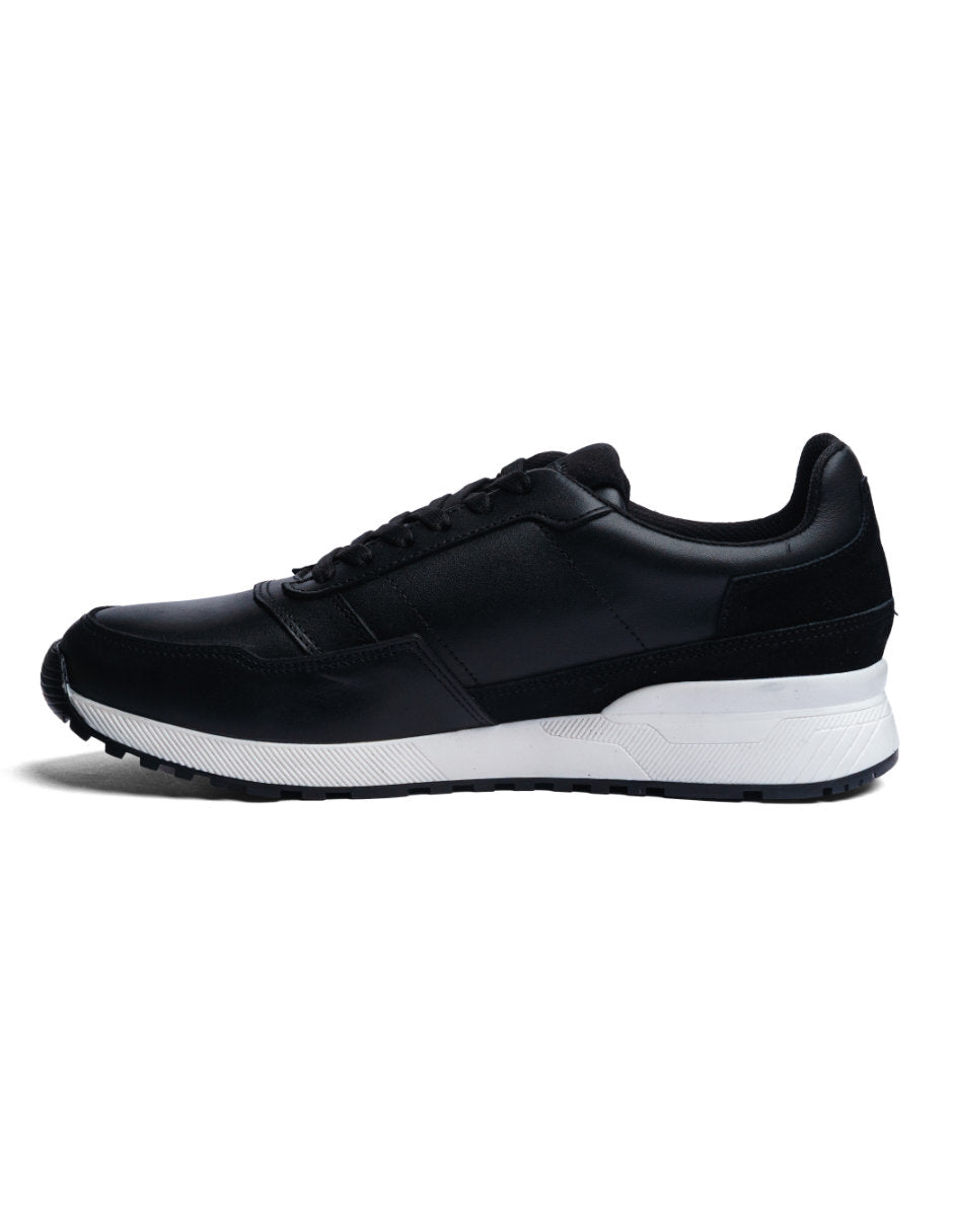 Trainer Leather Sneaker VERONA Black