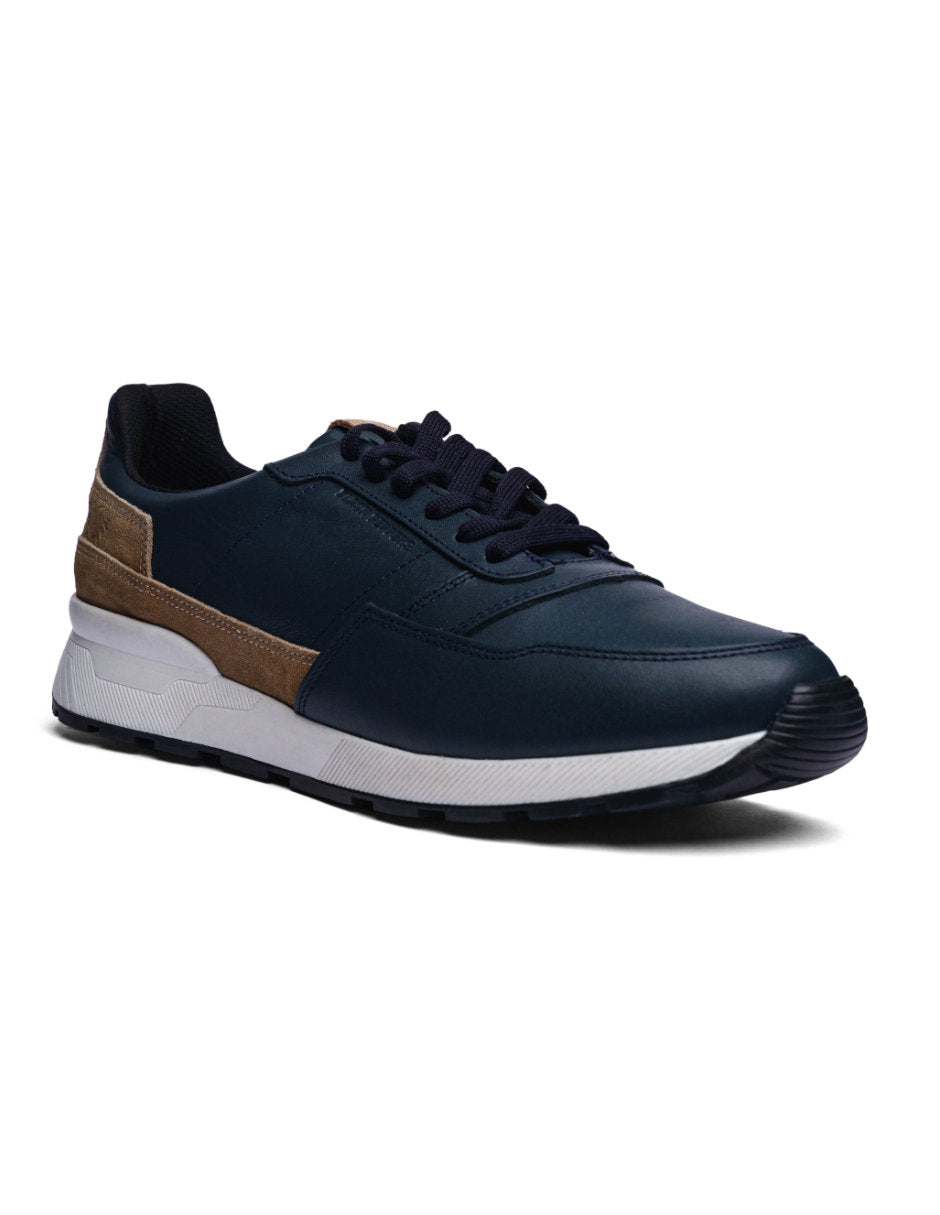 Trainer Leather Sneaker VERONA NAVY