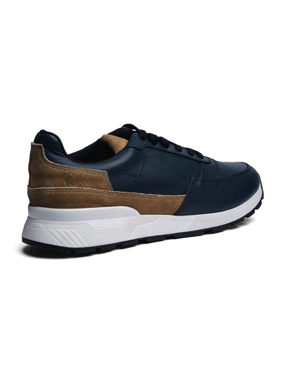 Trainer Leather Sneaker VERONA NAVY