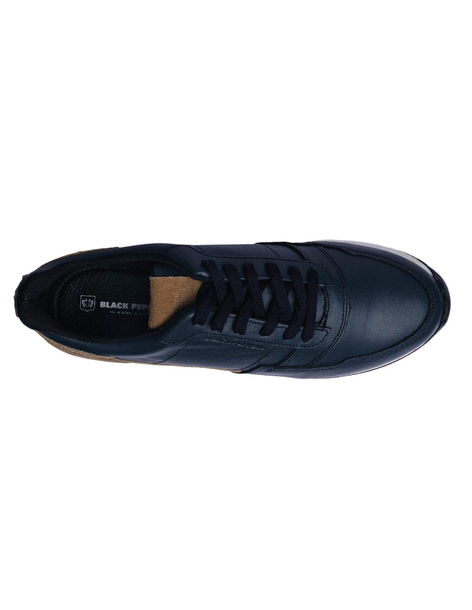 Trainer Leather Sneaker VERONA NAVY