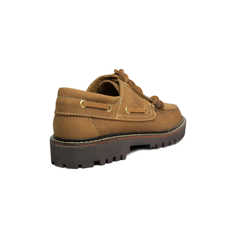 Nauticos Black Peppers Boat Shoes Camel